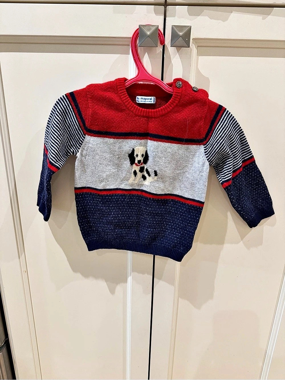 Mayoral 18m Color Block with dad Knit Sweater